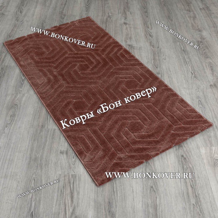 Современный Турецкий Ковер Дизайн 78 темно-розовый