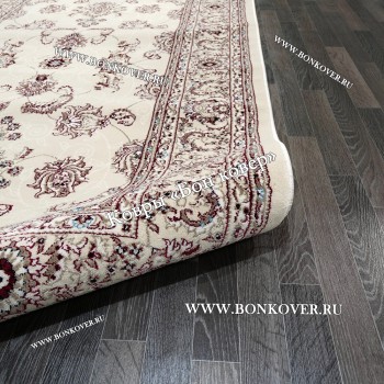 Бежевый с Красным Ковер Для Гостиной Арт 30063