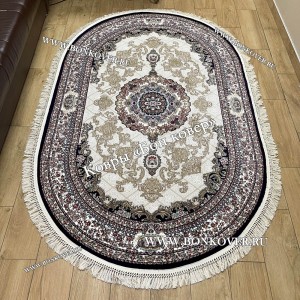 Турецкий Ковер С восточным Узором Дизайн 06 Овал