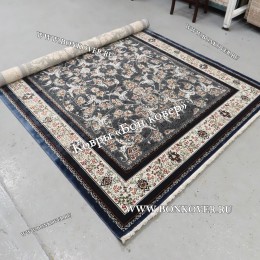 Турецкий Ковер Для Гостиной Дизайн 30568 Синий