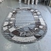 Ковер Коротковорсный Карпет Дизайн 21 Овал