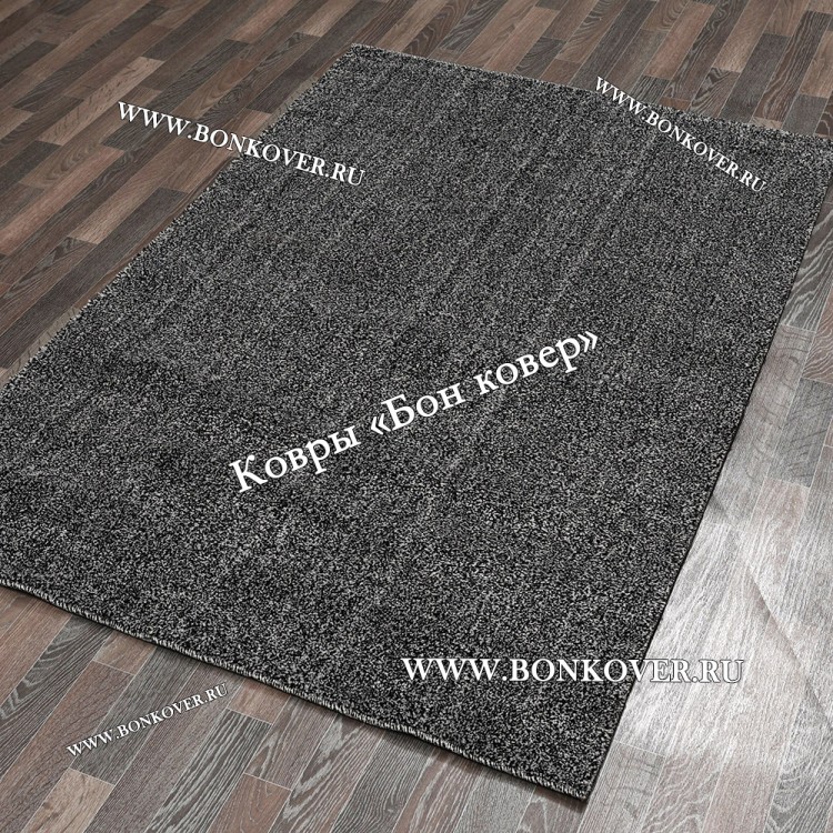 Однотонный ковер комфорт класса черный