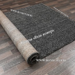 Однотонный ковер комфорт класса черный